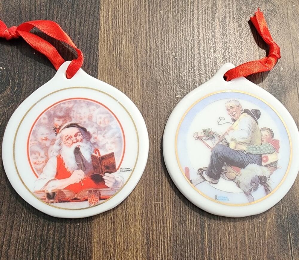 Norman Rockwell Collector Series for JC Penny's Holiday Christmas Porcelain